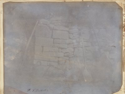 Mur dans le champ de melons, Abbaye de Lacock - William Henry Fox Talbot